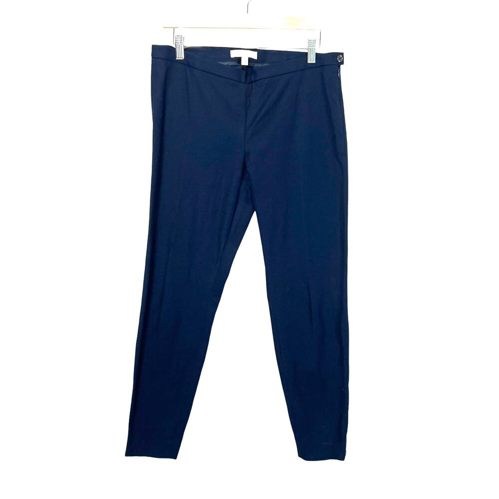 Banana Republic Sloan Fit Zip Ankle Pant Navy Women's 8